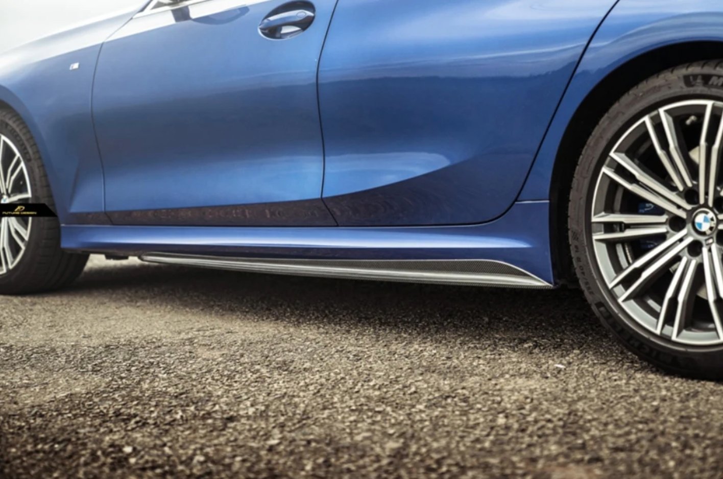 FUTURE DESIGN - BMW 3 SERIES G20 CARBON FIBRE M PERFORMANCE SIDE SKIRTS