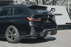 FUTURE DESIGN - BMW 3 SERIES G20 / G21  LCI CARBON FIBRE REAR DIFFUSER V1