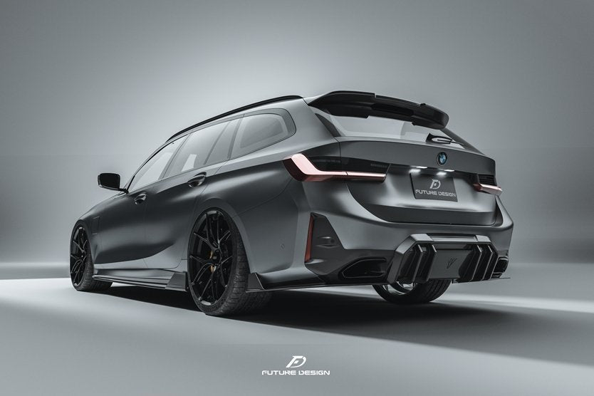 FUTURE DESIGN - BMW 3 SERIES G20 / G21  LCI CARBON FIBRE REAR DIFFUSER V1