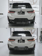 FUTURE DESIGN - BMW 3 SERIES G20 / G21  LCI CARBON FIBRE REAR DIFFUSER V1