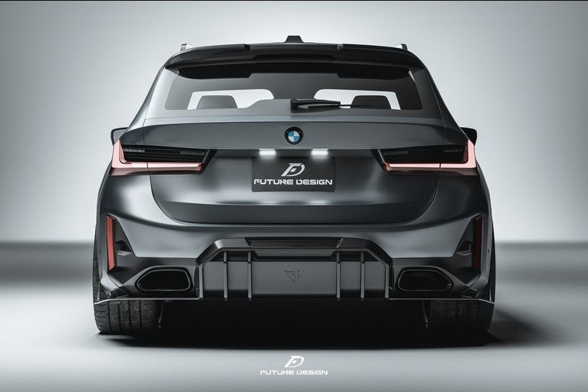FUTURE DESIGN - BMW 3 SERIES G20 / G21  LCI CARBON FIBRE REAR DIFFUSER V1