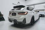 FUTURE DESIGN - BMW 3 SERIES G20 / G21  LCI CARBON FIBRE REAR DIFFUSER V1