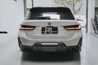 FUTURE DESIGN - BMW 3 SERIES G20 / G21  LCI CARBON FIBRE REAR DIFFUSER V1