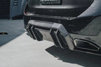 FUTURE DESIGN - BMW 3 SERIES G20 / G21  LCI CARBON FIBRE REAR DIFFUSER V1