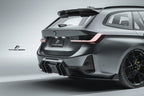 FUTURE DESIGN - BMW 3 SERIES G20 / G21  LCI CARBON FIBRE REAR DIFFUSER V1