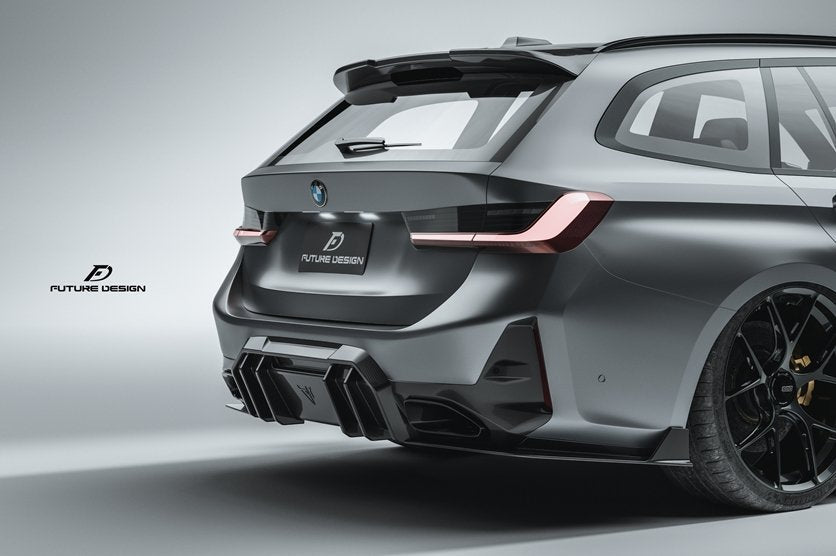 FUTURE DESIGN - BMW 3 SERIES G20 / G21  LCI CARBON FIBRE REAR DIFFUSER V1