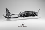 FUTURE DESIGN - BMW 3 SERIES G20 / G21  LCI CARBON FIBRE REAR DIFFUSER V1