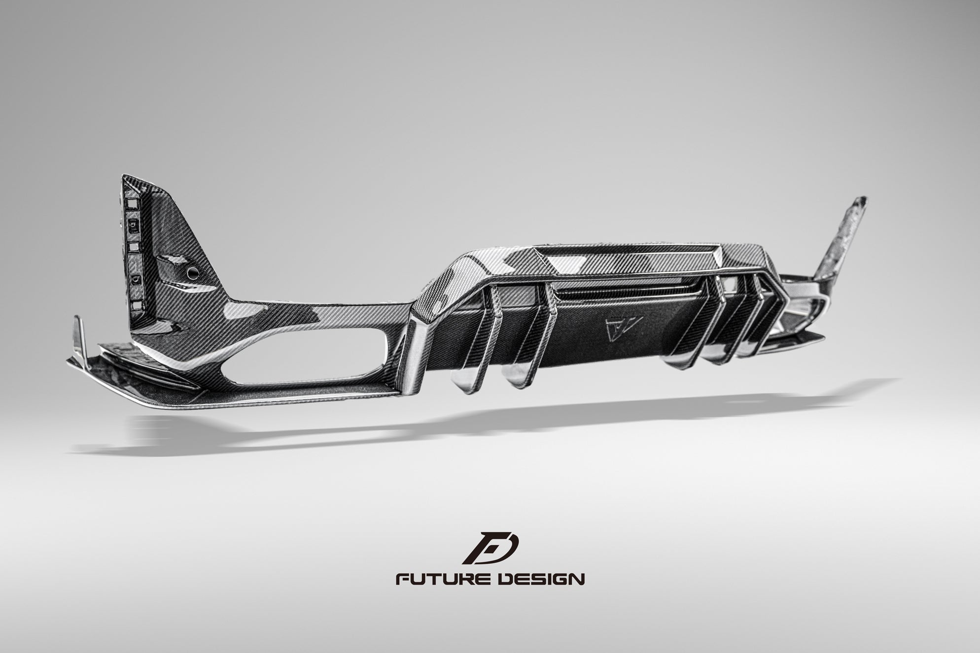 FUTURE DESIGN - BMW 3 SERIES G20 / G21  LCI CARBON FIBRE REAR DIFFUSER V1