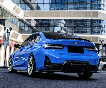 FUTURE DESIGN - BMW 3 SERIES G20 / G21  LCI CARBON FIBRE REAR DIFFUSER V1