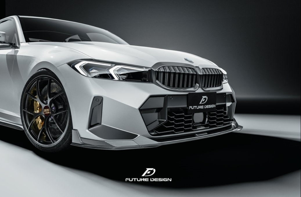 FUTURE DESIGN - BMW 3 SERIES G20 LCI CARBON FIBRE FRONT LIP V2