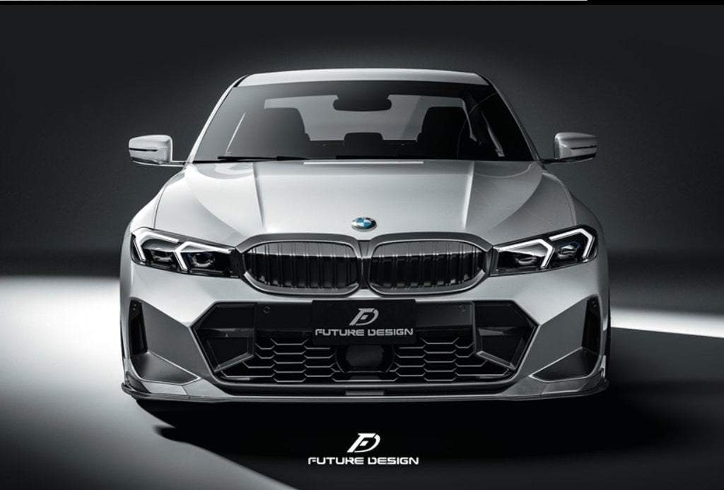 FUTURE DESIGN - BMW 3 SERIES G20 LCI CARBON FIBRE FRONT LIP V2