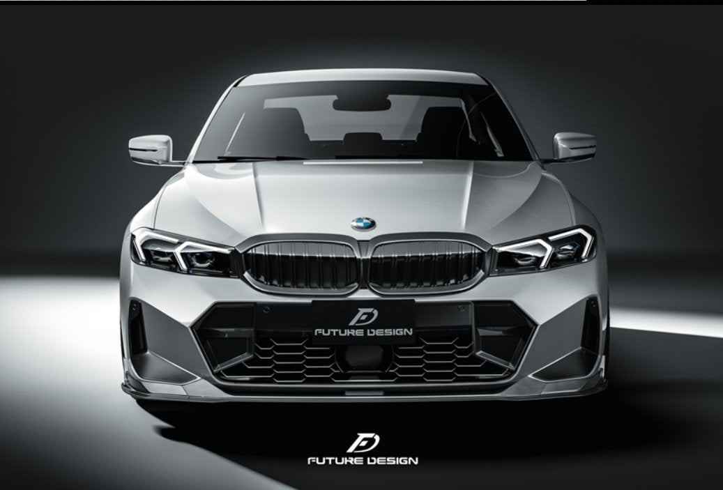 FUTURE DESIGN - BMW 3 SERIES G20 LCI CARBON FIBRE FRONT LIP V2