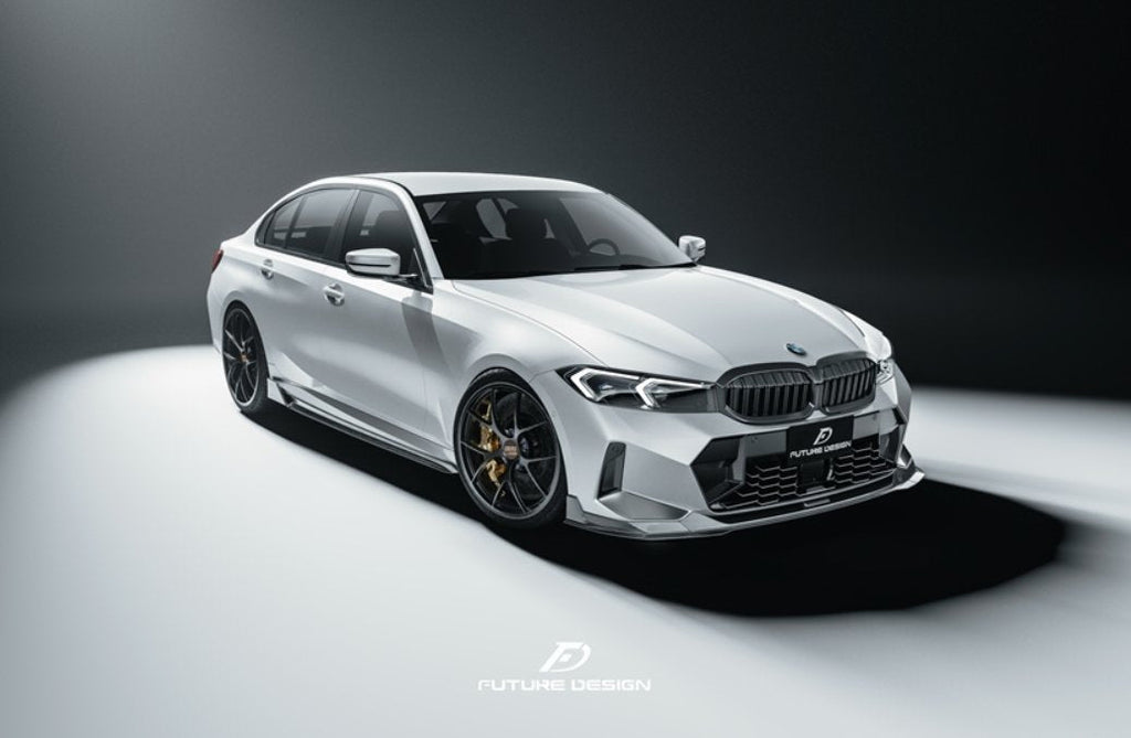 FUTURE DESIGN - BMW 3 SERIES G20 LCI CARBON FIBRE FRONT LIP V2