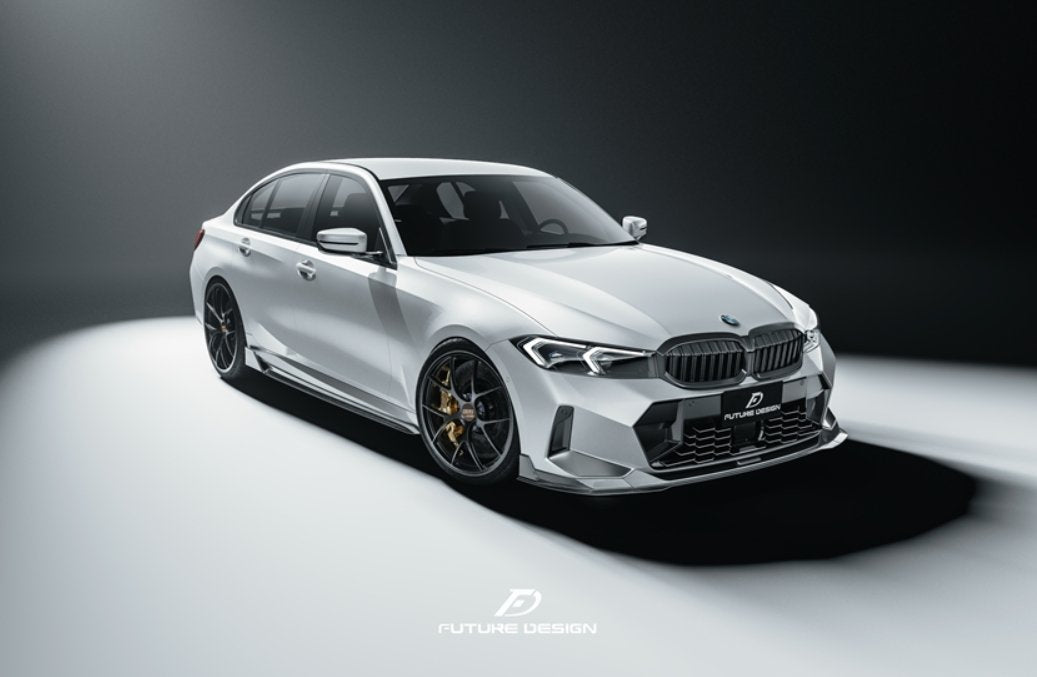 FUTURE DESIGN - BMW 3 SERIES G20 LCI CARBON FIBRE FRONT LIP V2