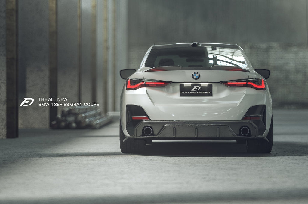 FUTURE DESIGN - BMW  4 SERIES G26 GRAN COUPE CARBON FIBRE REAR DIFFUSER