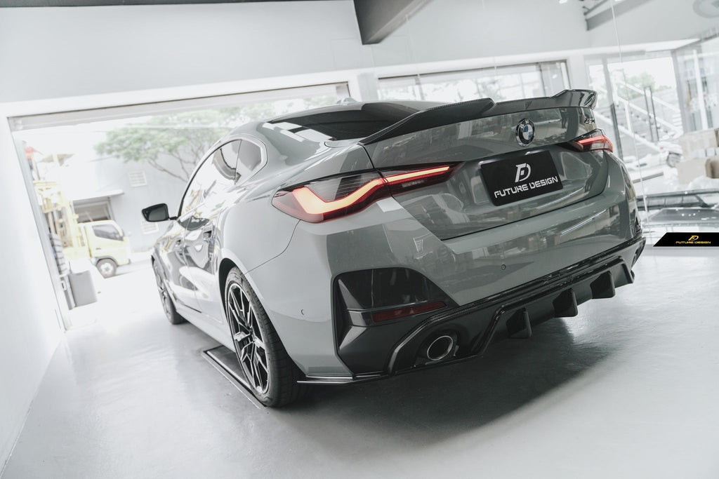 FUTURE DESIGN - BMW  4 SERIES G26 GRAN COUPE CARBON FIBRE REAR DIFFUSER