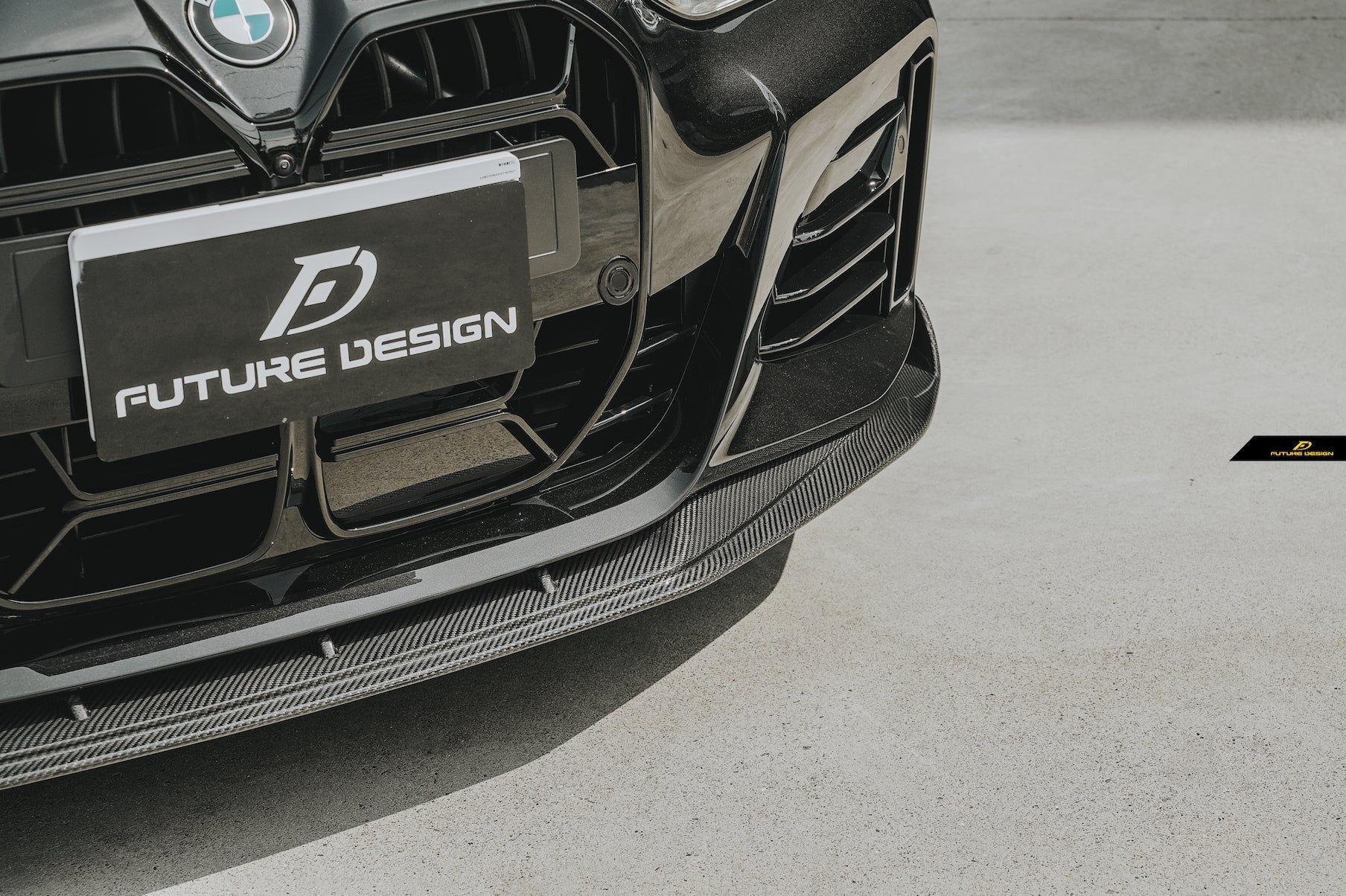 FUTURE DESIGN - BMW 4 SERIES G26 GRAN COUPE / I4 G26 CARBON FIBRE FRONT LIP