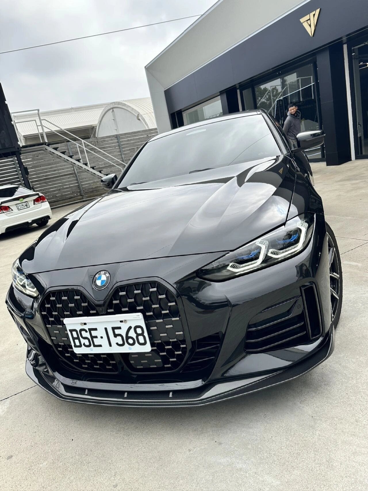 FUTURE DESIGN - BMW 4 SERIES G26 GRAN COUPE / I4 G26 CARBON FIBRE FRONT LIP