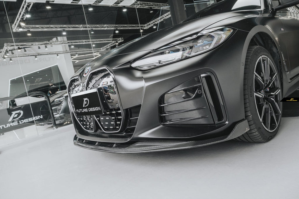 FUTURE DESIGN - BMW 4 SERIES G26 GRAN COUPE / I4 G26 CARBON FIBRE FRONT LIP