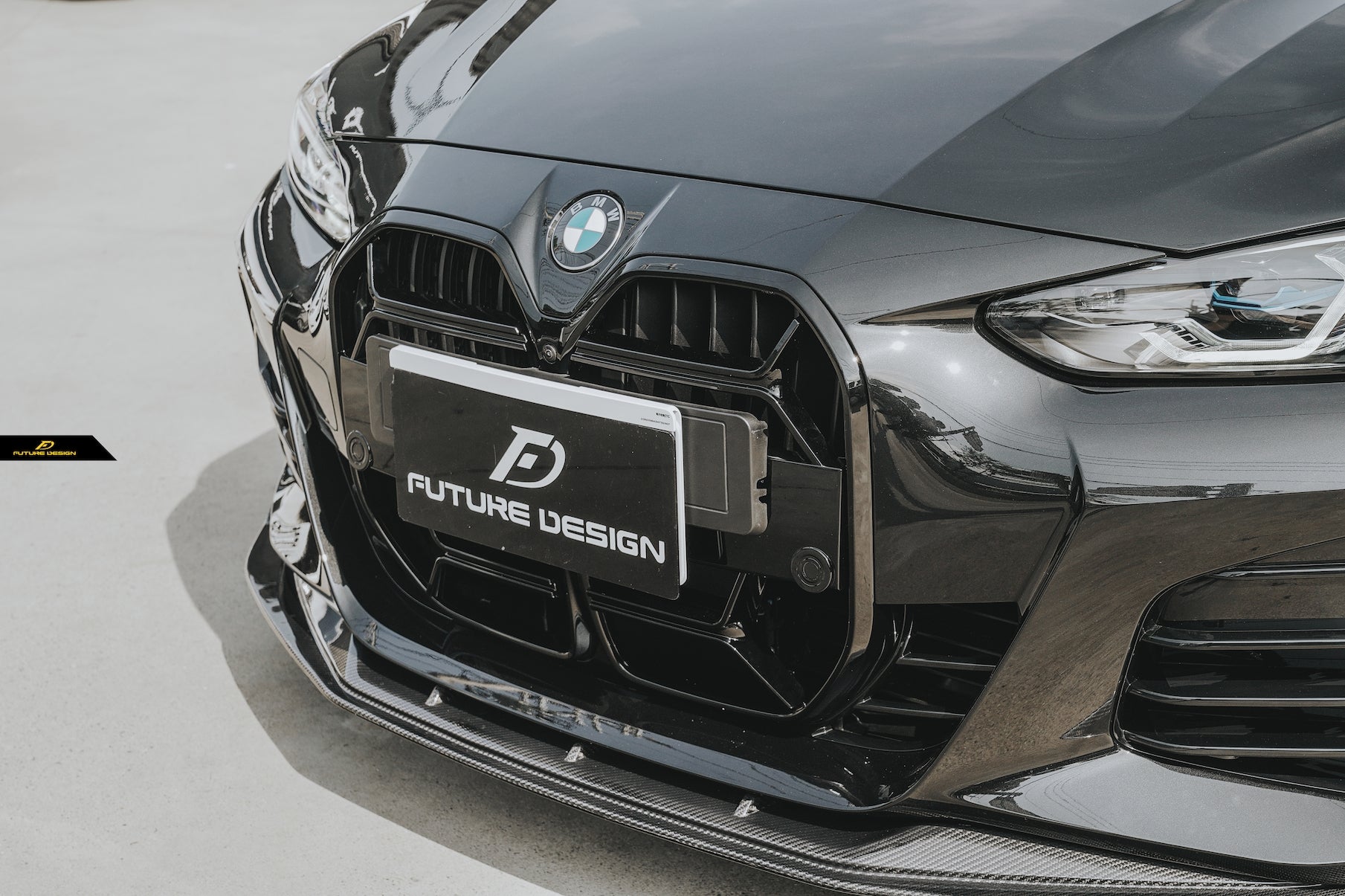 FUTURE DESIGN - BMW 4 SERIES G26 GRAN COUPE / I4 G26 CARBON FIBRE FRONT LIP