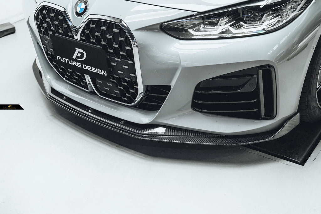 FUTURE DESIGN - BMW 4 SERIES G26 GRAN COUPE / I4 G26 CARBON FIBRE FRONT LIP