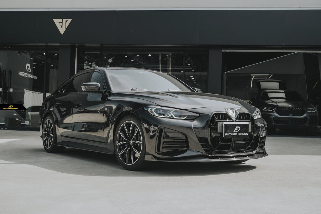 FUTURE DESIGN - BMW 4 SERIES G26 GRAN COUPE / I4 G26 CARBON FIBRE FRONT LIP