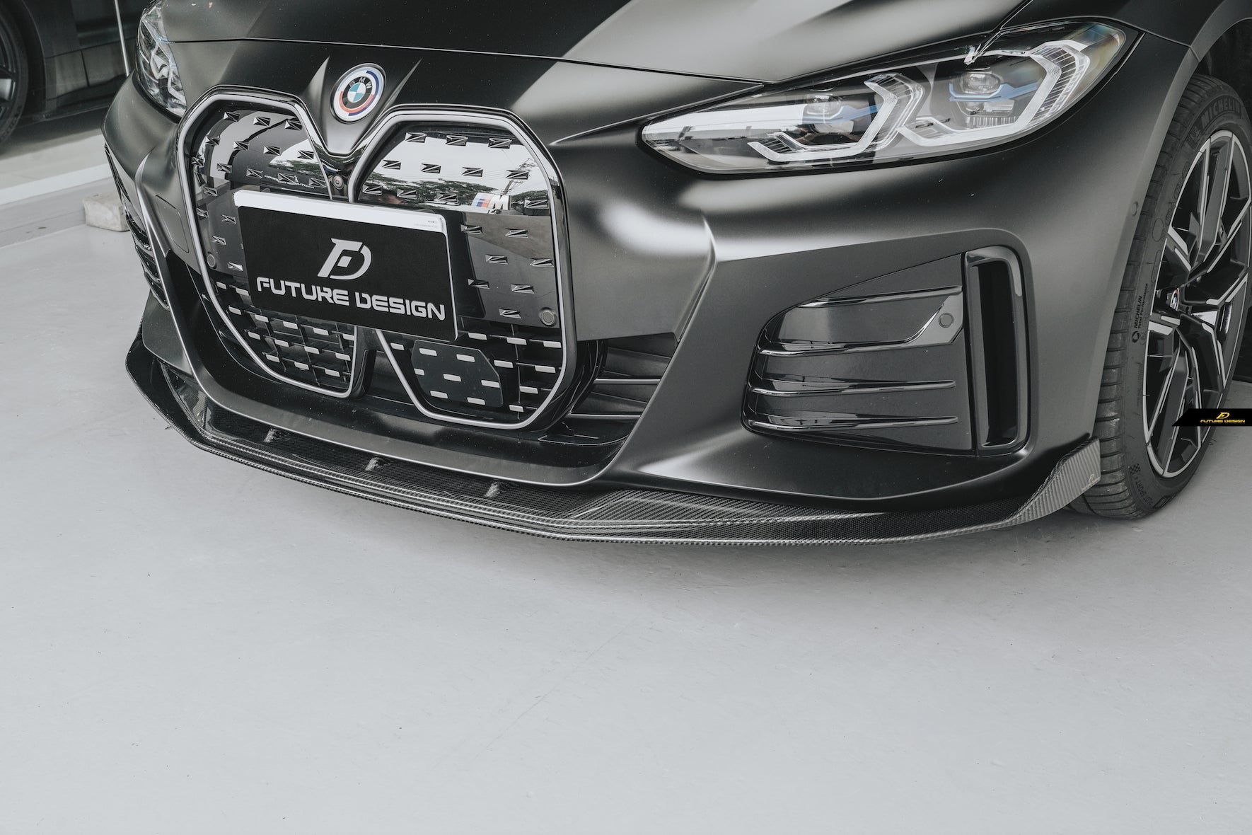 FUTURE DESIGN - BMW 4 SERIES G26 GRAN COUPE / I4 G26 CARBON FIBRE FRONT LIP