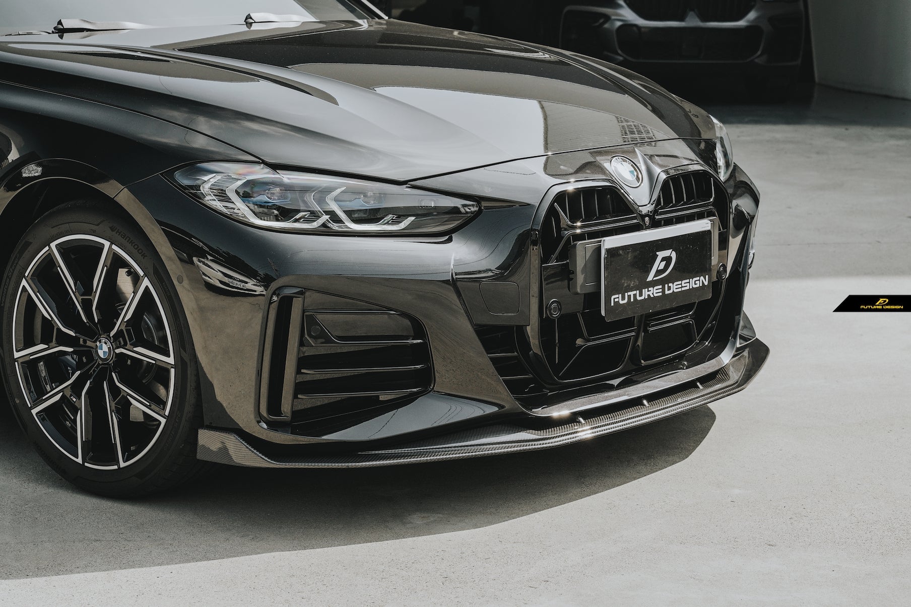 FUTURE DESIGN - BMW 4 SERIES G26 GRAN COUPE / I4 G26 CARBON FIBRE FRONT LIP