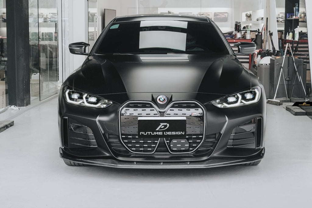 FUTURE DESIGN - BMW 4 SERIES G26 GRAN COUPE / I4 G26 CARBON FIBRE FRONT LIP