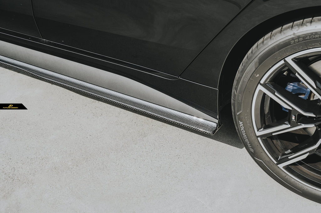FUTURE DESIGN - BMW 4 SERIES G26 GRAN COUPE / I4 G26 CARBON FIBRE SIDE SKIRTS