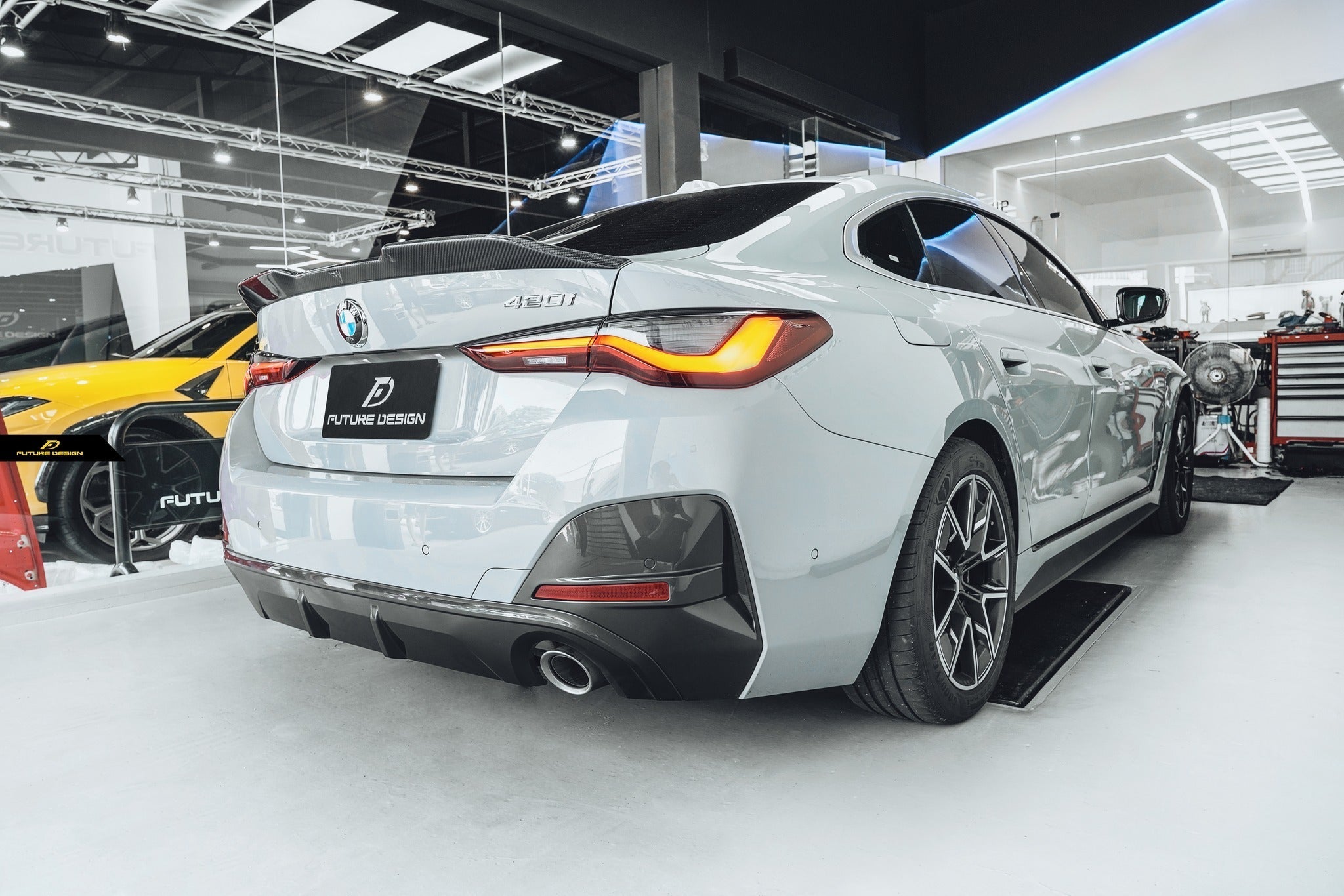 FUTURE DESIGN - BMW 4 SERIES G26 GRAN COUPE / I4 G26 CARBON FIBRE SPOILER