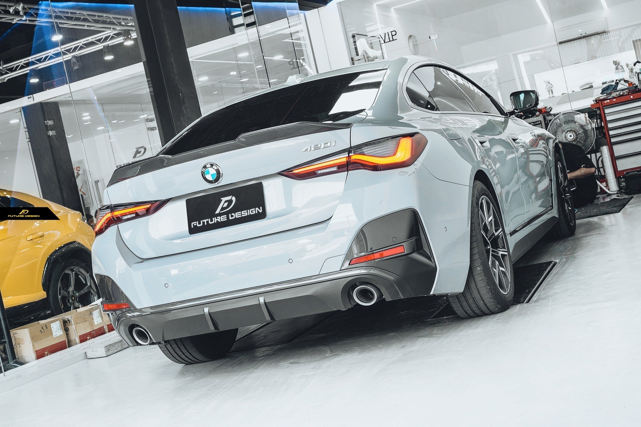 FUTURE DESIGN - BMW 4 SERIES G26 GRAN COUPE / I4 G26 CARBON FIBRE SPOILER