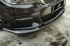 FUTURE DESIGN - BMW 5 SERIES G30 PRE LCI CARBON FIBRE FRONT LIP ( 3D STYLE )
