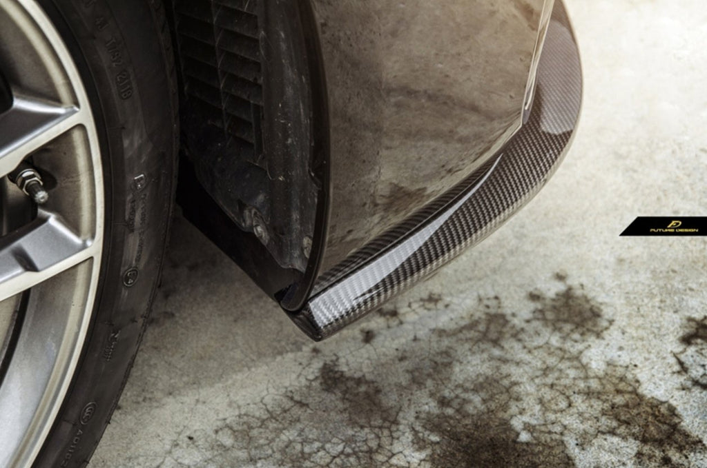 FUTURE DESIGN - BMW 5 SERIES G30 PRE LCI CARBON FIBRE FRONT LIP ( 3D STYLE )