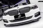 FUTURE DESIGN - BMW 5 SERIES G30 PRE LCI CARBON FIBRE FRONT LIP ( FD STYLE )