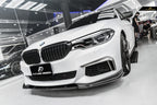 FUTURE DESIGN - BMW 5 SERIES G30 PRE LCI CARBON FIBRE FRONT LIP ( GT STYLE )