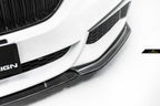 FUTURE DESIGN - BMW 5 SERIES G30 PRE LCI CARBON FIBRE FRONT LIP ( GT STYLE )