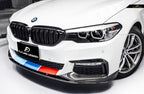 FUTURE DESIGN - BMW 5 SERIES G30 PRE LCI CARBON FIBRE FRONT LIP ( MP STYLE )