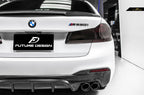 FUTURE DESIGN - BMW 5 SERIES G30 PRE LCI CARBON FIBRE REAR DIFFUSER  ( FD STYLE )