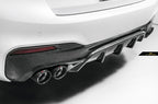 FUTURE DESIGN - BMW 5 SERIES G30 PRE LCI CARBON FIBRE REAR DIFFUSER  ( FD STYLE )