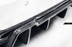 FUTURE DESIGN - BMW 5 SERIES G30 PRE LCI CARBON FIBRE REAR DIFFUSER  ( GT STYLE )