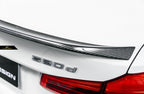 FUTURE DESIGN - BMW 5 SERIES G30 PRE LCI CARBON FIBRE REAR SPOILER  ( CS STYLE )
