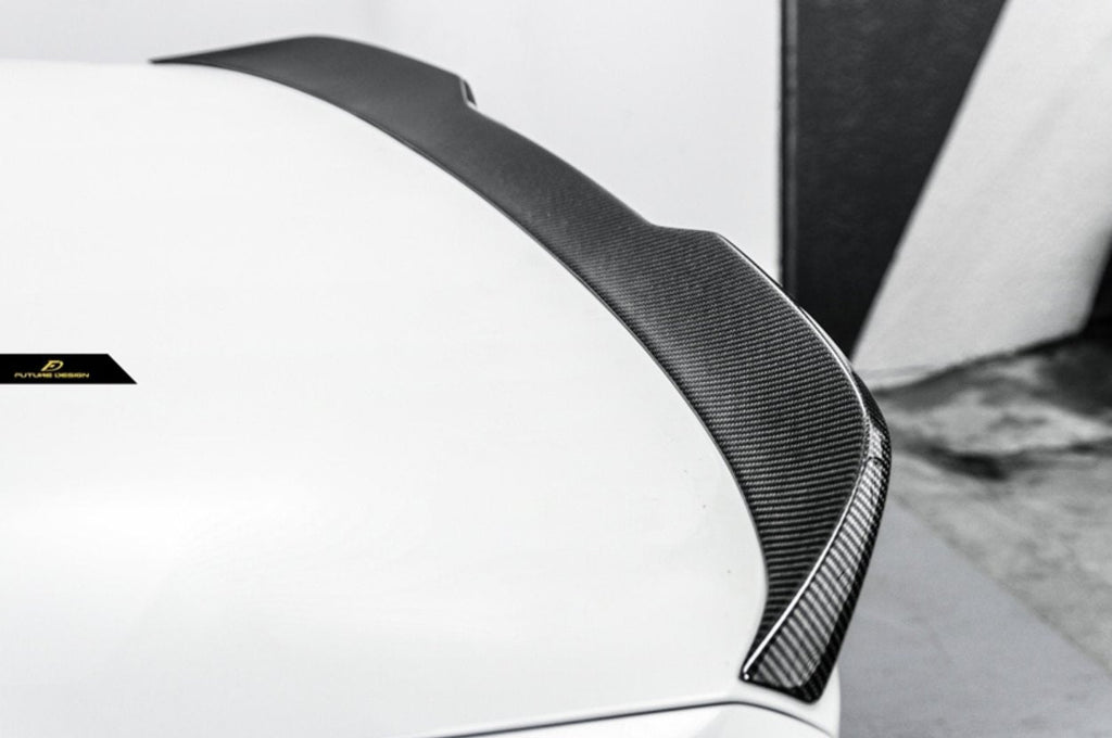 FUTURE DESIGN - BMW 5 SERIES G30 PRE LCI CARBON FIBRE REAR SPOILER  ( CS STYLE )