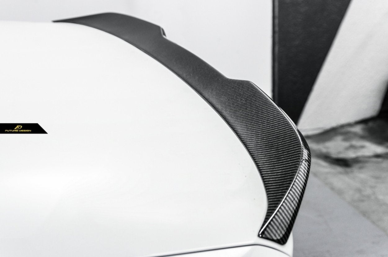 FUTURE DESIGN - BMW 5 SERIES G30 PRE LCI CARBON FIBRE REAR SPOILER  ( CS STYLE )