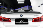 FUTURE DESIGN - BMW 5 SERIES G30 PRE LCI CARBON FIBRE REAR SPOILER  ( CS STYLE )