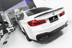 FUTURE DESIGN - BMW 5 SERIES G30 PRE LCI CARBON FIBRE REAR SPOILER  ( CS STYLE )