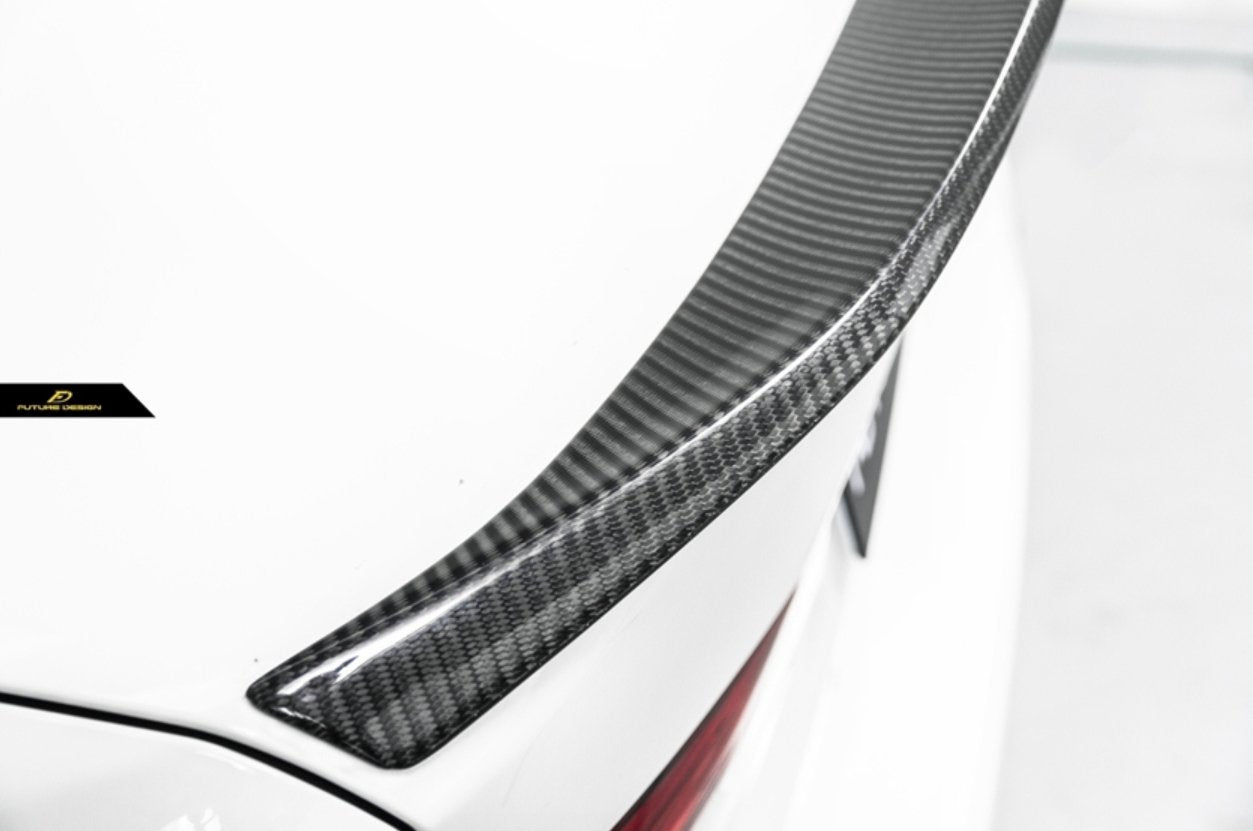 FUTURE DESIGN - BMW 5 SERIES G30 PRE LCI CARBON FIBRE REAR SPOILER  ( CS STYLE )