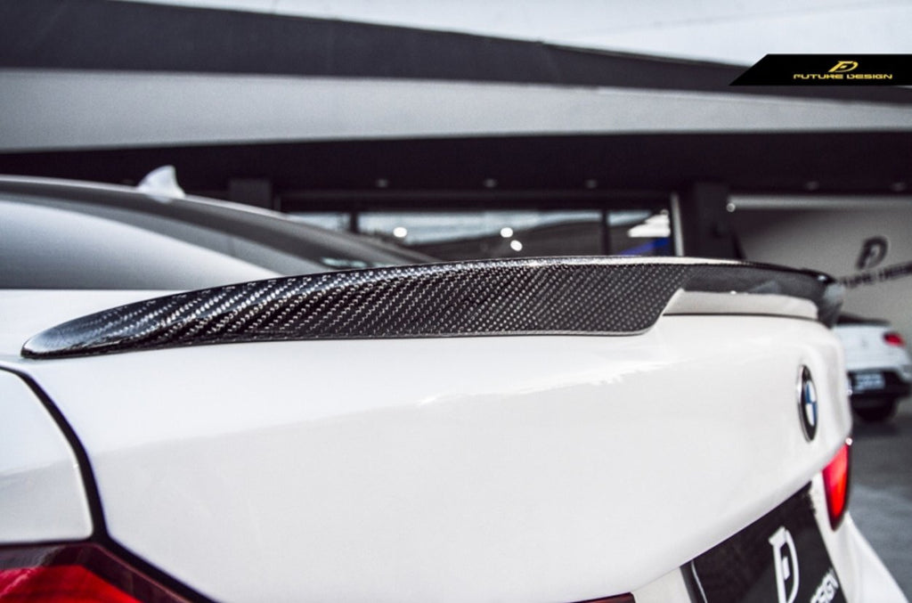 FUTURE DESIGN - BMW 5 SERIES G30 PRE LCI / M5 F90  CARBON FIBRE REAR SPOILER ( MP STYLE )