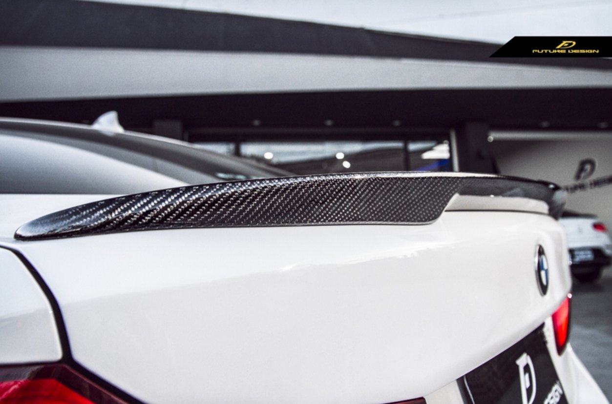 FUTURE DESIGN - BMW 5 SERIES G30 PRE LCI / M5 F90  CARBON FIBRE REAR SPOILER ( MP STYLE )