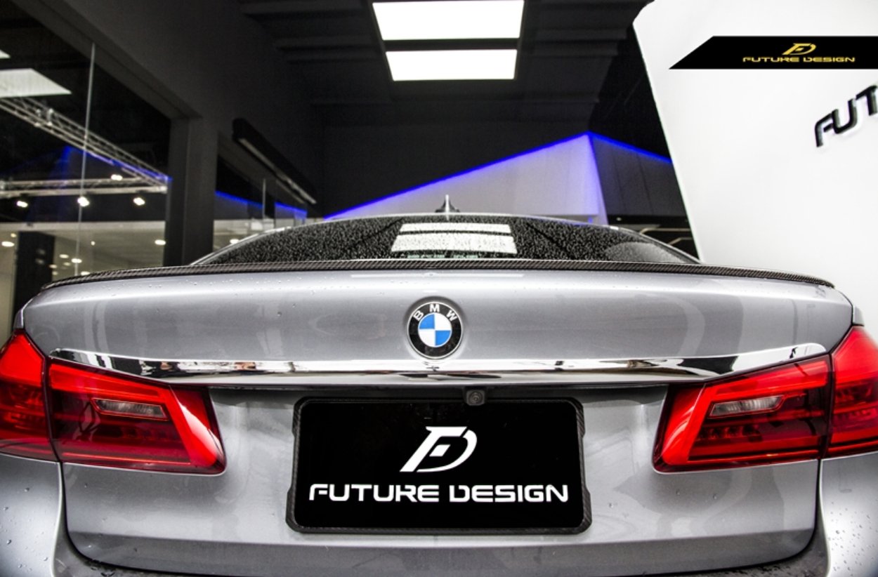 FUTURE DESIGN - BMW 5 SERIES G30 PRE LCI / M5 F90  CARBON FIBRE REAR SPOILER ( OEM STYLE )